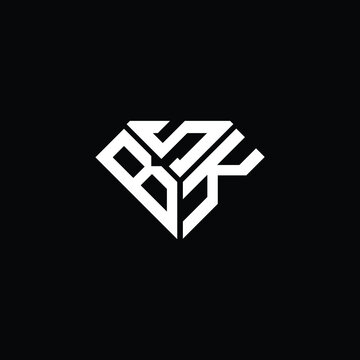 BSK letter logo creative design. BSK unique design