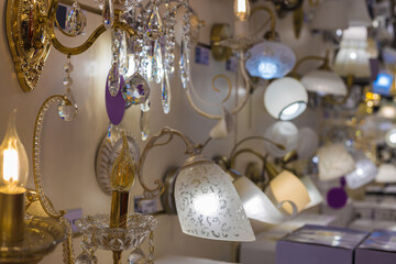 Various lamps to create a cozy atmosphere in the house.