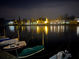 Bodensee im Winter bei Konstanz