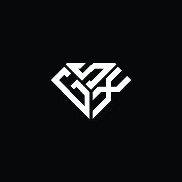 GSX letter logo creative design. GSX unique design
