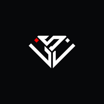 LSJ letter logo creative design. LSJ unique design