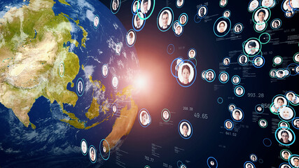 グローバルネットワーク　ソーシャルメディア