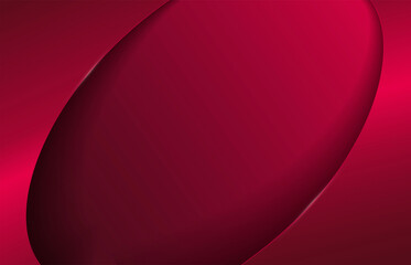 Abstract volumetric red background. Vector illustration. Banner or cover design.
