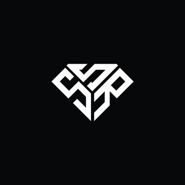 SSR letter logo creative design. SSR unique design
