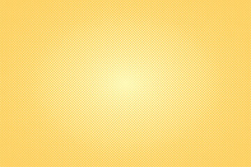 Yellow halftone dots wallpaper. Vector background.