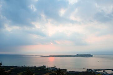 jeju island sunrise