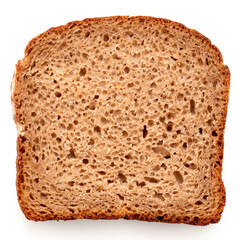 Slice of rye bread.