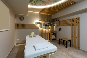 Interior of a massage room