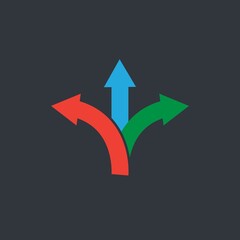 Arrow illustration logo