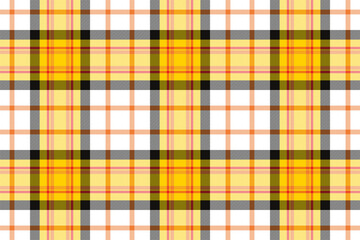 Plaid pattern seamless. Check fabric texture. Stripe square background. Vector textile design.
