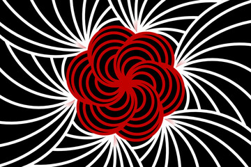 Beautiful colourful  caleidoscope gradient of traditional batik ethnic FLORAL frame illustration for wallpaper background ads clothing or presentation template