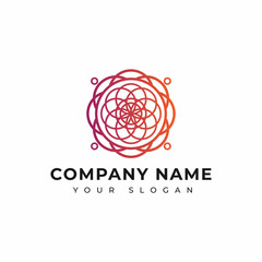Mandala logo vector design