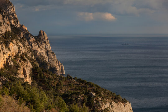 Cape Ay-ya and the far shores of Balaklava, Crimea