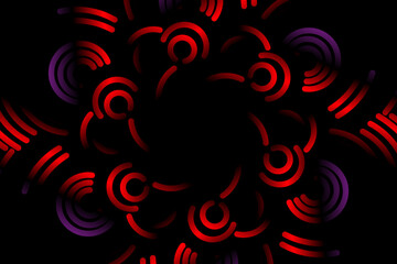 Beautiful colourful  caleidoscope gradient of traditional batik ethnic FLORAL frame illustration for wallpaper background ads clothing or presentation template