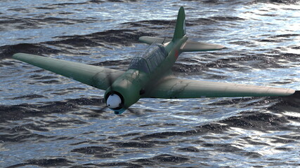 3d Illustration. Su-2 soviet light bomber - 481112115