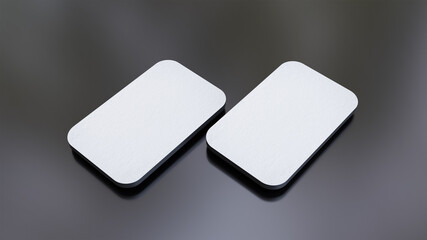 ID Card glossy mockup elegant stationery for presentation logo