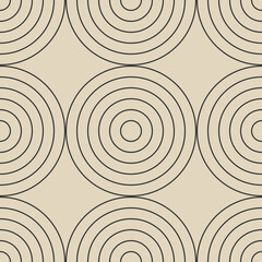 Trendy minimalistisch naadloos patroon met abstracte creatieve geometrische compositie