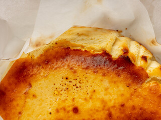 Top view homemade pie baked in oven. Sweet dessert for breakfast or coffee time in cafe - 481114703
