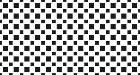 Fototapeta premium Check Pattern, Black and White Background