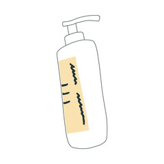 Cleansing oil illustration, skin care product