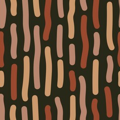 BROWN VECTOR BACKGROUND WITH THICK MULTICOLORED VERTICAL LINES