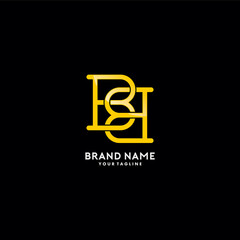 Double B Monogram Logo Design Vector