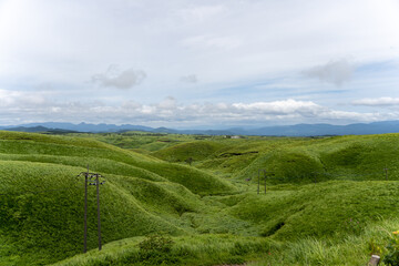 Obraz premium 阿蘇の風景。