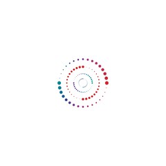 circle logo template vector design