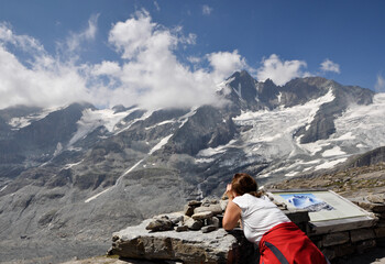 Blick auf den Gro&szlig;glockner (3798 m)