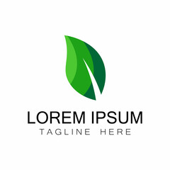 Leaf icon Vector Illustration design Logo template