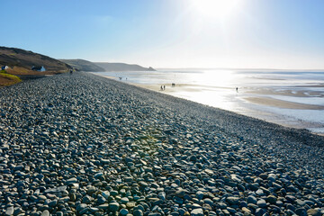 Newgale Beach, Pembrokeshire in Wintertime.