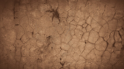 old brown vintage abstract cement concrete wall texture background