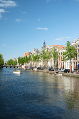 Fototapeta premium Amsterdam City Center Summer
