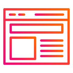 Obraz premium Website Vector Icon Design Illustration