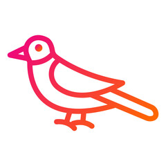 Bird Vector Icon Design Illustration
