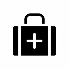 first aid glyph icon vector