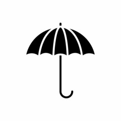 umbrella glyph icon vector