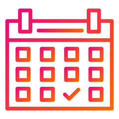 Schedule Vector Icon Design Illustration