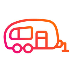 Caravan Vector Icon Design Illustration