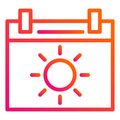 Calendar Vector Icon Design Illustration