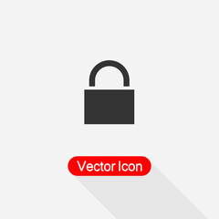Lock Icon Vector illustration Eps10