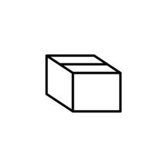 Box icon. box sign and symbol, parcel, package