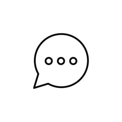 Chat icon. speech bubble sign and symbol. comment icon. message