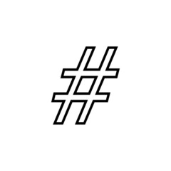 Hashtag icon. hashtag sign and symbol
