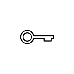 Key icon. Key sign and symbol.