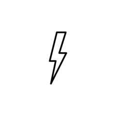 Lightning icon. electric sign and symbol. power icon. energy sign