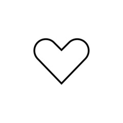 Love icon. Heart sign and symbol. Like icon vector.