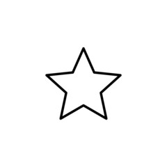 Star Icon. rating sign and symbol. favourite star icon