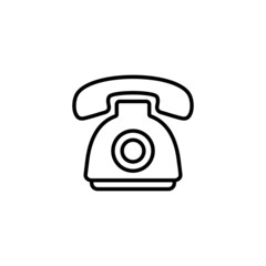 Telephone icon. phone sign and symbol