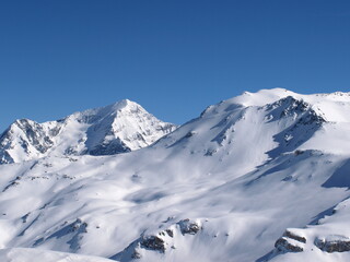 Obraz premium OG Airmès communication Tous droits réservés montagne sommet vanoise Bellecôte grande casse la plagne Roche de Mio